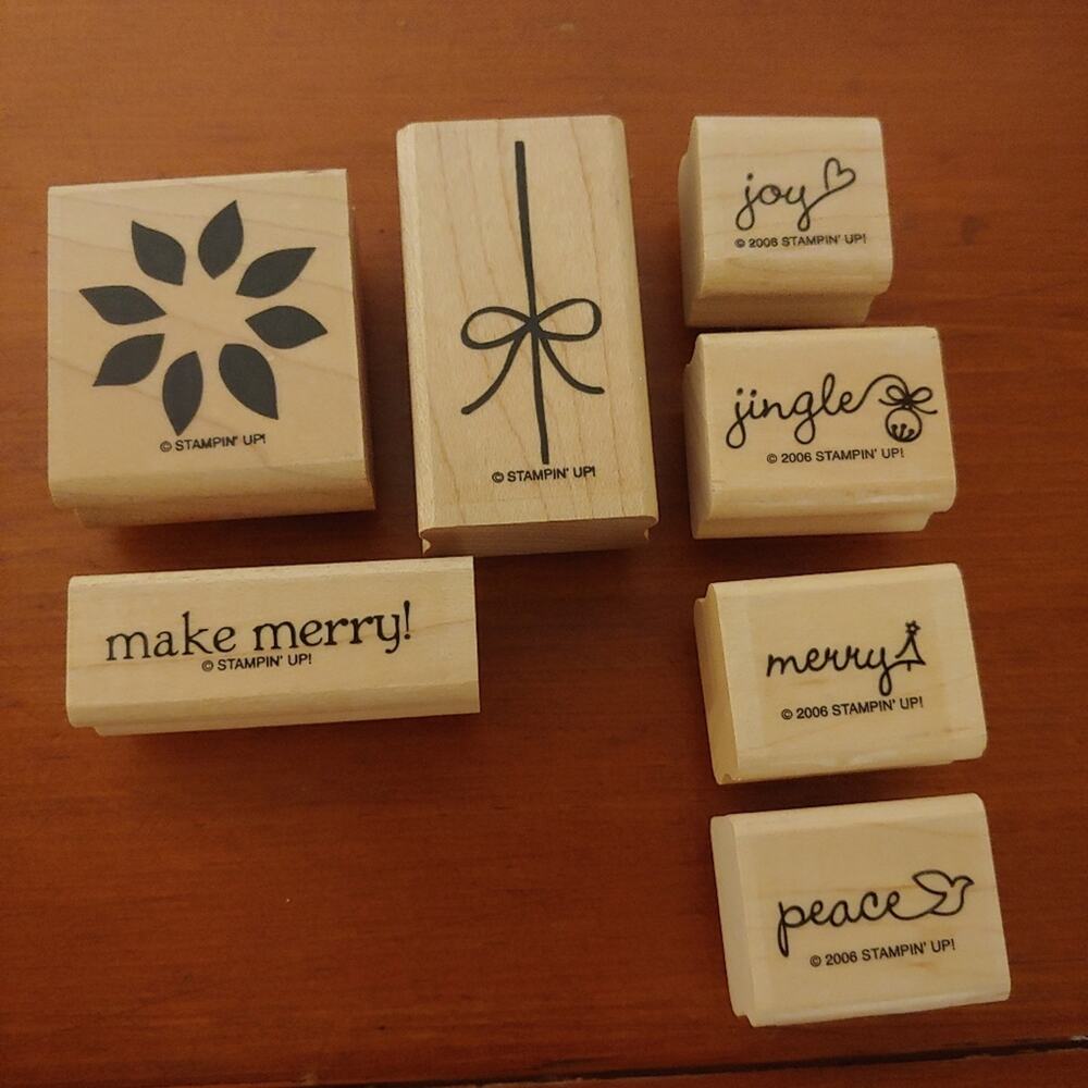 Stampin' UP! Holiday Themed Words Stamp Set
